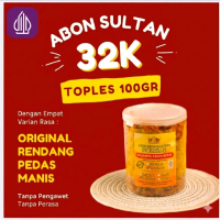 TOPLES 100gr ABON SULTAN AYAM KAMPUNG - Snack, Food, Cemilan, Keripik, Makanan Camilan