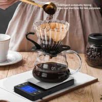 Kitchen Coffee Scale Digital Kitchen Scale Portable Lcd Display Coffee Scale High Accuracy 2kg/0.1g Battery for Pour-over