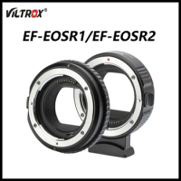 SNIPIZ EF-EOS R Canon EF to RF Lens Adapter Ring Auto Focus Full Frame for Canon EOS RF Mount R RP R3 R5C R6 C70 R10 Camera