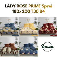 IW Sprei Lady Rose Prime 180x200 B4 Bantal 4 180 King Size No 1 180x200x30 cm T30 Tinggi 30 Motif