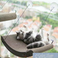 貓吊床薄荷士多美國KH貓吊床貓抓板可替換抓板超強吸盤曬太陽貓窩吊床