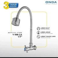 Kran sink flexible Onda V688 CA/kran dapur cuci piring onda Air