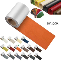 20x10cm Leather Sofa Repair Patch PU No Ironing Self adhesive Fabric Hole Repair Patch Sticker For Sofa Car Bag DIY Craft Making
