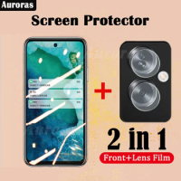 Auroras 2-in-1 For OnePlus Nord N30 SE 5G Tempered HD Glass Film Lens Protector Film For Oneplus Nord N30 N20 SE Screen Protect