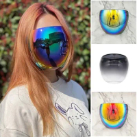 Face Shield Sunglasses Full Face Sunglasses Mask Women Men Protective Spherical Lens Anti-Spray Cycling Sunglasses