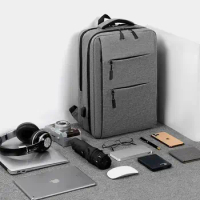 Backpack male backpack expansion high-capacity travel bag female 15.6-inch laptop bag