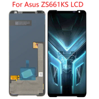 For ASUS ROG Phone 3 ZS661KS LCD touch screen digitizer ROG Phone 3 Strix ASUS_I003DD LCD monitor replacement 6.59"