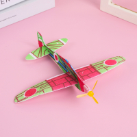 โฟมการซ้อมรบเมจิกเครื่องบินโฟมเครื่องบินโมเดลประกอบอาหารของเล่นอนุบาลทำด้วยมือของเล่นข้ามพรมแดน
