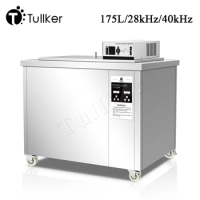 Tullker Industrial Ultrasonic Cleaner 175L Bath Range Hood Filter Ultrason Cleaning Machine Engine Motocycle Carbon Washing Tank