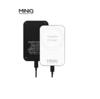 MINIQ MagSafe 15W強力磁吸無線充電器 車用與居家兩用款 台灣製 CG15WC-MS (附車用磁吸夾)