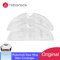Kain Roborock untuk mop S5 Max, aksesori asal, baharu, untuk Q7 Max, Q5 Max, E2, E3, E4, S5, S5 Max,