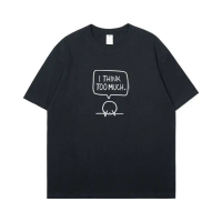 Kaos oblong motif gradasi cat air, kaos oblong katun murni pria musim panas 2025, gaya Paris baru, m