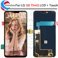 6.1''OLED For LG G8 ThinQ LCD with frame Display Touch Screen Digitizer Assembly For LG G8 LCD LMG820QM7, LM-G820UMB, LMG820UM0