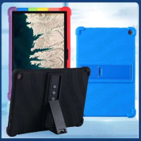 Soft Silicon Protective Case for Lenovo 10e Chromebook Tablet Drop Resistance Cover Stand Casing Holder