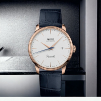 MIDO 美度錶 Baroncelli 簡約超薄機械錶 男錶 皮帶錶 手錶 M0274073626100