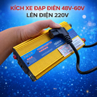 Bộ đổi điện 48V–60V lên 220V 1500W – Cắm trực tiếp xe đạp điện, phòng mất điện