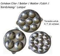 Cetakan Baklor Martabak Telor / Takoyaki / Cetakan Maklor / Makaroni Telur / Cetakan Cilor Free Suti