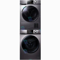 10Kg Automatic Front Load Washer Dryer Combo Laundry Washing Machine Dryercommercial self service clothes dryer
