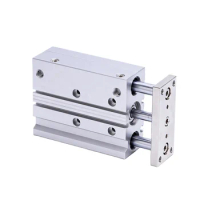 Air Cylinder TCL Series 25/32/40mm Bore Tri-rod Cylinder Pneumatic Cylinder Linear Bearing With Magnet Double Acting Type