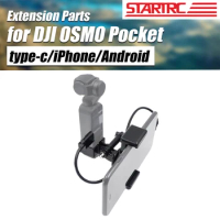 Adapter Extension Parts Cable Mobile Clip Bracket For Dji Osmo Iphone Android Startrc Abs Pocket Camera Updated Handheld