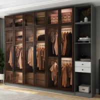 Bedroom Open Closets Cabinet Storage Luxury Clothing Rack Closet Organizer Wardrobe Armario Organizador Bedroom Furniture