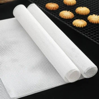 Silicone Dehydrator Sheets Non-Stick Food Fruit Dryer Mats Reusable Steamer Mesh Pad Sheet Kitchen Baking Accessories