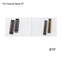 2pcs FPC connector For Huawei Nova 5T LCD display screen on Flex cable on mainboard motherboard For Huawei Nova 5 T