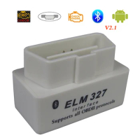 Mini Elm327 Bluetooth Obd2 Car Diagnostic Scanner For Android White Elm 327 V2.1 OBDII Elm-327 Obd 2 Auto Code Diagnostic-Tools