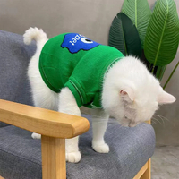 寵物衣服 秋冬洋氣地球毛衣 藍貓布偶貓咪衣服 暹羅貓防掉毛可愛保暖衣 狗狗衣服 寵物服飾【不二雜貨】