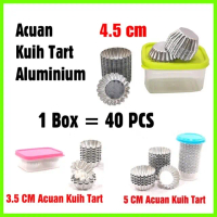 3.5CM /4.5CM / 5CM Aluminium Egg / Cheese Tart Mould Acuan Kuih Tart Acuan Puteri Ayu Aluminium