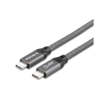 【Kamera】PD100W USB3.2 USB-C to USB-C 0.5M 編織快充傳輸線 充電線(Gen2x2/20Gbps/筆電平板)