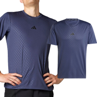 Adidas Power Tee 男款 藍色 運動 休閒 圓領 吸濕 排汗 訓練 健身 上衣 短袖 JH3652