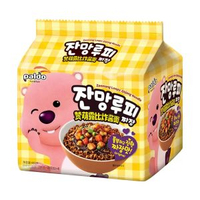 韓國進口PALDO八道贊萌露比炸醬面韓式拌面速食麵宵夜loopy拉麵