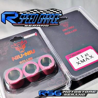 ROLLER RACING NIU-NIU TAIWAN ROLLER SET 6 PCS 3 PCS XMAX 250 300 TECH MAX CONNECTED 23X18 MM 11 GRAM