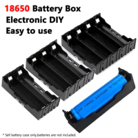 18650 Power Bank cases 18650 battery case 1 2 3 4 Slot 18650 AAA Battery storage box With Lead Wire 18650 Battery Holder stand