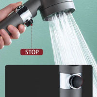3 Modes Shower Head Portable Filter Rainfall Faucet Tap High Pressure Showerhead Bathroom Bath Home Innovative Accessories