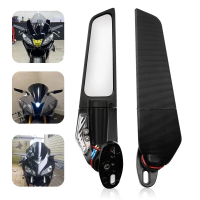 พร้อมส่ง กระจกมองหลังรถจักรยานยนต์ ปรับได้ แบบติดชิว R15/NMAX/XMAX/R3/R25/CBR150R/CBR250R/CBR300/CBR