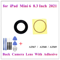 1Pcs Back Rear Camera Glass Lens With Adhesive No Frame Cover Ring for iPad Mini 6 2021 8.3 Inch 6th Gen Mini6 Replacement Parts