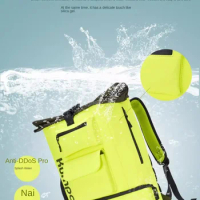 2024 kumpoo Badminton Bag Backpack Unisex Multi Tennis Bag Large Capacity Sports Bags men women yellow