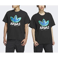 Adidas VDAY Tee SS 2 [IK8668] 男女 短袖 上衣 T恤 情人節 情侶穿搭 棉質 愛迪達 黑