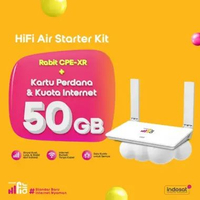 Indosat HiFi Air Rabit CPE-XR Wifi Modem 4G LTE 50Gb