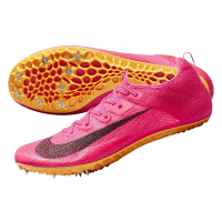【NIKE 耐吉】ZOOM SUPERFLY ELITE2 男女田徑釘鞋-短距離 螢光粉黑(CD4382-600)