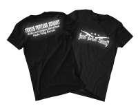 KAOS FORTIS FORTUNA ADIUVAT MENYALA DALAM GELAP BAHAN CATTON COMBED30S Pria Distro Oblong Polos Kere