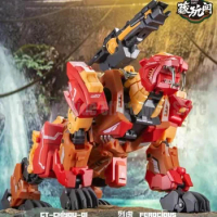 In Stock Transformation Masterpiece CANG-TOYS Predaking CT-01 Fierce Tiger Rebellion Sabre Tooth Tiger 22.8CM Action Figure Toy