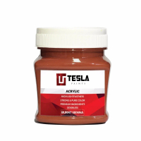 Tesla Paints - Acrylic Paints / Cat Akrilik BURNT SIENNA 125ml