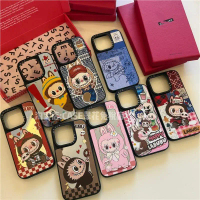 Ốp Điện Thoại Di Động CASETiFY x Labubu / Cà Phê / Denim, Tương Thích Với Apple iPhone 17ProMax / 16