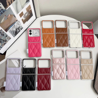 Huawei Foldable Down Jacket Series & Wave Pattern Suitable for Huawei Nova Flip Phone Case Hot Trend