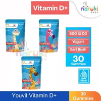 Youvit Series Multivitamin Dewasa Anak Omega Collagen Beauti Gummy Vitamin D 30 Days