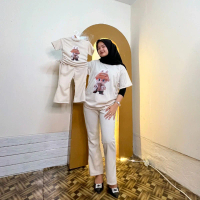 Oneset Baju Couple Ibu dan Anak perempuan 1-10 Tahun fashion Awalia Cewek