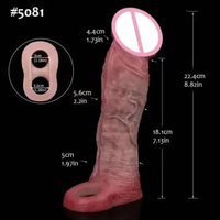 FAAK Hollow Dildos Silicone Male Enlarge Pe nis Sleeve Realistic Extender Pe nis Pump with Co ck Rin